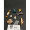 Image 1 : Lot of Natural Stone and Crystal Pendants