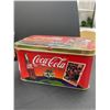 Image 3 : Coca Cola Metal Collector Cards Still Sealed Plus 3 Framed Hologram Trading Cards