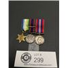 Image 1 : Original WW2 WWII Atlantic Star Voluntary Service and Defense War Medals