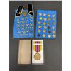 Image 1 : Assortment of Military Insignia Medals and Badges