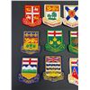 Image 2 : Vintage Embroidered Patches of All Ten Canadian Provinces and 2 Territories