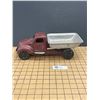 Image 1 : Early Vintage Truck with Lifting Box and Wooden Wheels Maroon