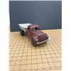 Image 2 : Early Vintage Truck with Lifting Box and Wooden Wheels Maroon