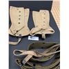 Image 3 : Lot of Military Leggings Pouches Belts Etc