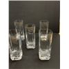 Image 2 : Set of 8 High End Crystal Glasses