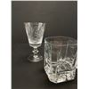 Image 2 : 2 Sets of 2 Crystal Glasses