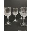 Image 2 : Lot of 6 Vine Crystal Glass From Paris