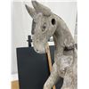 Image 5 : Very Nice Folk Art Solid Wood Painted Horse Paint Flaking  But Displays Very Well
