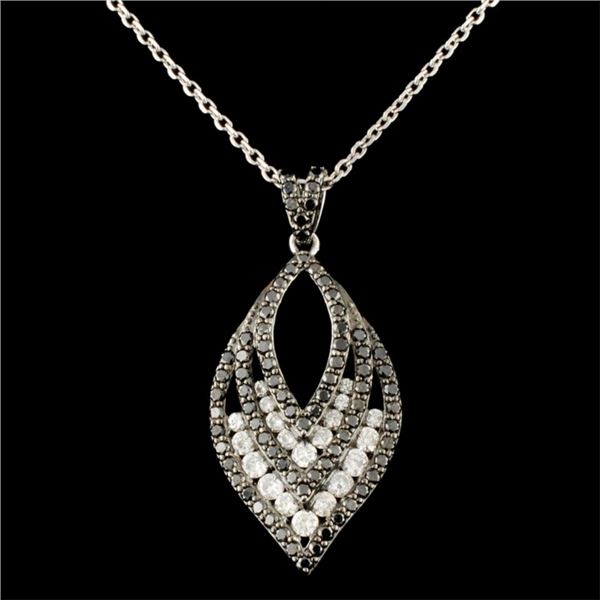 14 Gold 1.22ctw Diamond Pendant