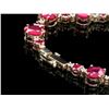 Image 3 : 14k Gold 54.00ct Ruby & 2.00ct Diamond Necklace