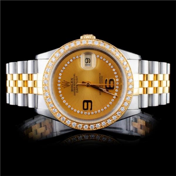 Rolex DateJust Diamond 36mm Watch