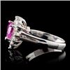 Image 3 : 14K White Gold 2.00ct Sapphire & 1.00ct Diamond Ri