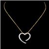 Image 2 : 14K Gold 0.18ctw Diamond Pendant