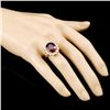 Image 3 : 14K Gold 8.86ct Ruby & 1.50ctw Diamond Ring