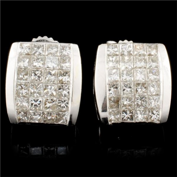 14K Gold 1.56ctw Diamond Earrings