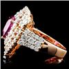 Image 3 : 18K Gold 3.50ct Sapphire & 2.63ct Diamond Ring