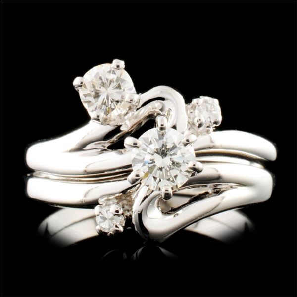 14K Gold 0.42ctw Diamond Ring