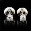 14K Gold 0.19ctw Diamond Earrings
