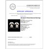 Image 3 : 14K Gold 0.19ctw Diamond Earrings