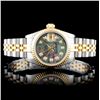 Rolex DateJust 18K & SS Ladies Wristwatch