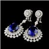 Image 2 : 18K White Gold 14.96ct Tanzanite & 5.74ct Diamond