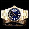 Image 6 : Rolex 18K YG Day-Date Men's Diamond Watch