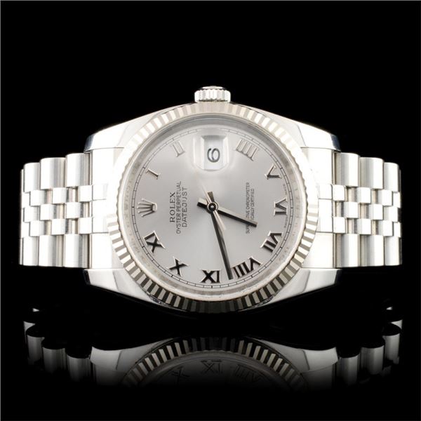 Rolex DateJust 18K/SS 36MM Wristwatch