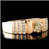 Image 3 : 14K Gold 0.84ctw Diamond Ring