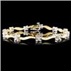 Image 1 : 14K Gold 0.33ctw Diamond Bracelet