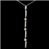 14K Gold 0.53ctw Diamond Pendant