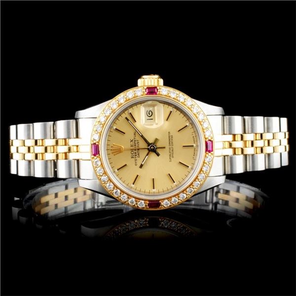 Rolex DateJust Diamond Ladies Watch