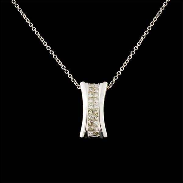 14K Gold 0.43ctw Diamond Pendant