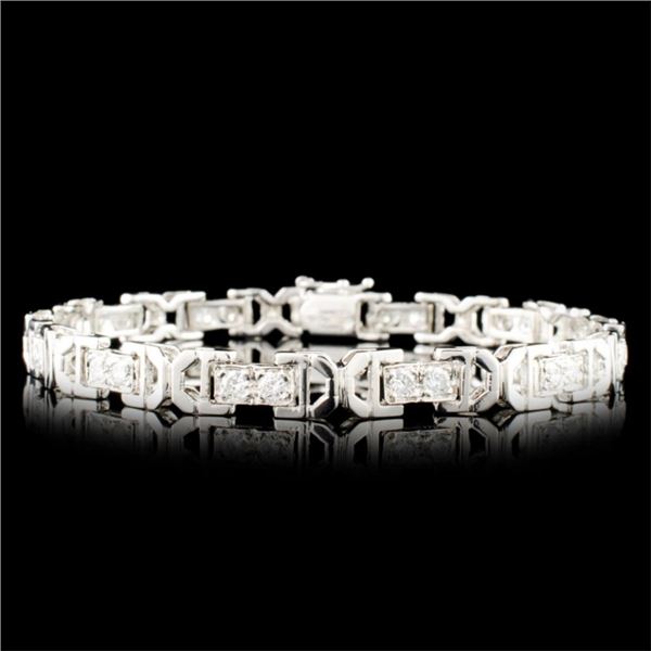 14K Gold 2.01ctw Diamond Bracelet