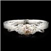Image 1 : 18K Gold 0.75ctw Diamond Ring