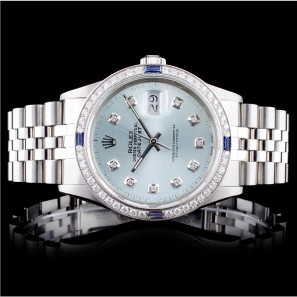 Rolex DateJust Diamond 36mm Wristwatch