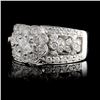Image 2 : 18K White Gold 1.26ctw Diamond Ring