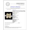 Image 5 : 18K Gold 1.22ctw Fancy Diamond Ring