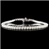 Image 1 : 14K Gold 3.00ctw Diamond Bracelet