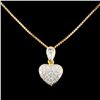 Image 1 : 14K Gold 0.51ctw Diamond Pendant