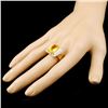 Image 3 : 18K Gold 6.47ct Sapphire & 1.27ctw Diamond Ring