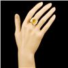 Image 4 : 18K Gold 6.47ct Sapphire & 1.27ctw Diamond Ring