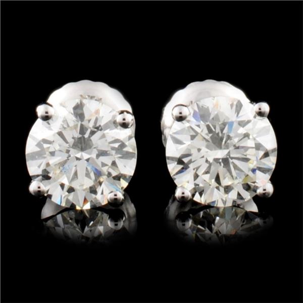 14K Gold 1.42ctw Diamond Earrings