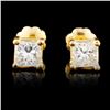 Image 1 : 14K Gold 0.56ctw Diamond Earrings