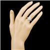 Image 4 : 14K Gold 0.87ctw Diamond Ring