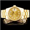 Image 1 : Rolex 18K YG Day-Date Presidential Wristwatch