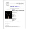 Image 4 : 18K Gold 2.99ct Sapphire & 1.77ctw Diamond Pendant