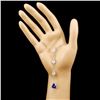 Image 3 : 18K Gold 4.25ct Tanzanite & 1.00ctw Diamond Neckla