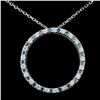 Image 1 : 18K Gold 0.62ctw Fancy Diamond Pendant