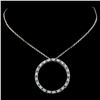 Image 2 : 18K Gold 0.62ctw Fancy Diamond Pendant