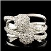 Image 1 : 14K Gold 1.47ctw Diamond Ring